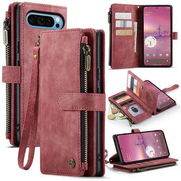 Caseme Google Pixel 10 Pro XL C30 Multifunksjonell Lommebok deksel Rød