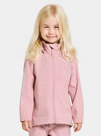 Didriksons Bringebær Vindjakke Soft Pink 130 Didriksons Bringebær Vindjakke Soft Pink 130