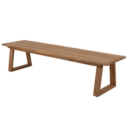 Brafab Laurion benk 46 X 180 cm svart/teak teak Brafab