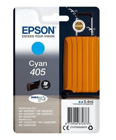Epson 405 - cyan - original - ink cartridge - Blekkpatron Bl