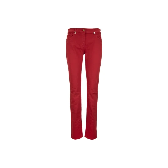 Elisabetta Franchi Dame Jeans Rød W27