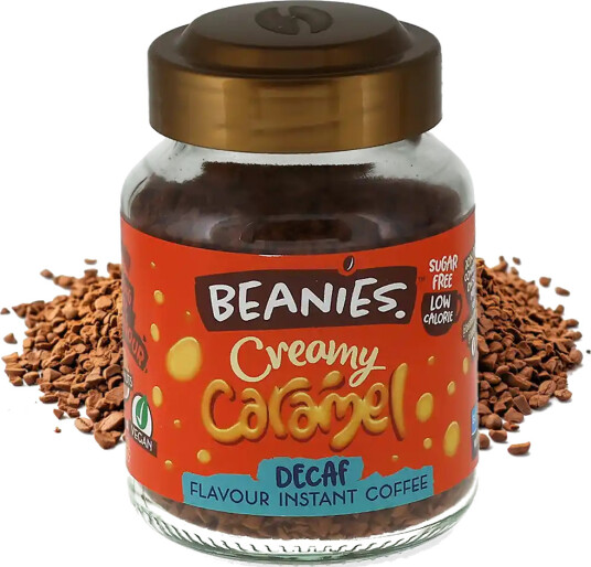 Beanies | Koffeinfri Creamy Caramel 50 g pulverkaffe Beanies | Koffeinfri Creamy Caramel 50 g pulverkaffe