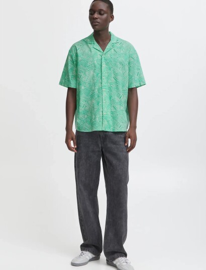 Blend Bhbas Shirt Green M Blend Bhbas Shirt Green M