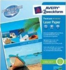 Avery Zweckform 25983 Premium Color Laser Paper A3 Glanset Hvit 100 ark