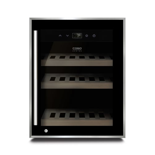 Caso 624 Winesafe 12 Black 12 Bottles 60 Watt Vinkjøleskap Svart Caso 624 Winesafe 12 Black 12 Bottles 60 Watt Vinkjøleskap Svart