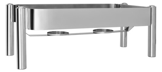 VEGA Stativ chafing dish Fenton 1/1 GN; 67x38x24 cm (BxDxH); Sølvfarge
