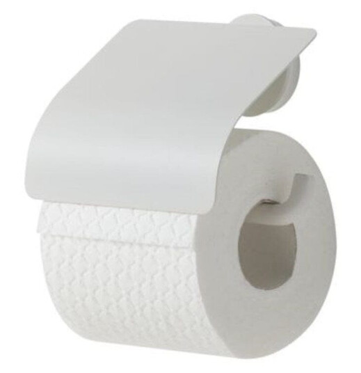 Tiger Urban Toalettrullholder med Lokk Hvit Matt Tiger Urban Toalettrullholder med Lokk Hvit Matt
