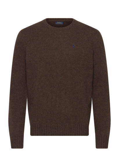 Polo Ralph Lauren Textured Crewneck Sweater - Brown - XS