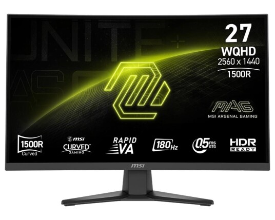 MSI Mag 27" QHD Gaming Monitor - 2560 x 1440 MSI Mag 27" QHD Gaming Monitor - 2560 x 1440
