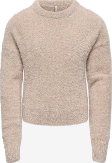 Kids Only Kogpiumo Glitter L/S O Neck Knt   WHITECAP GRAY   134 140