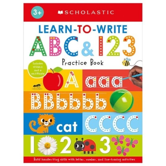 Learn To Write ABC & 123: Scholastic Early Learners Workbook