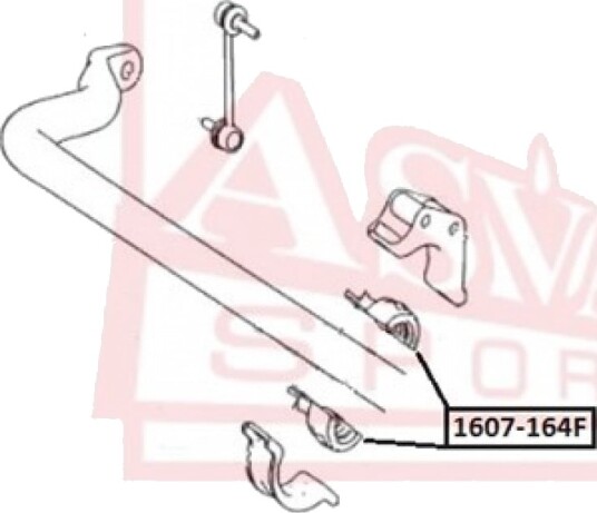 Foring, stabilisator ASVA 1607-164F