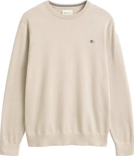 Gant Cotton Sweater Beige M