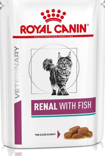 Royal Canin Veterinary Feline Renal Med Fisk I Saus 48 X 85 G