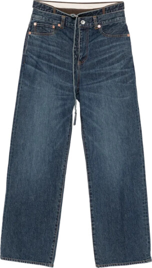 Sacai Dame Jeans Blå S,