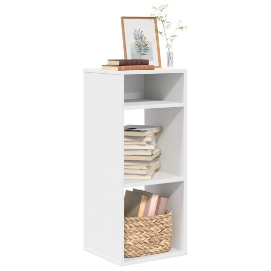 Bokhylle hvit 34x31x80 cm konstruert tre Bokhylle hvit 34x31x80 cm konstruert tre
