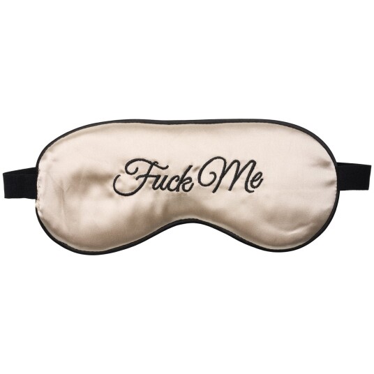 Icon Brands Fuck Me/Fuck You Blindfold - Sølv - One Size Icon Brands Fuck Me/Fuck You Blindfold - Sølv - One Size