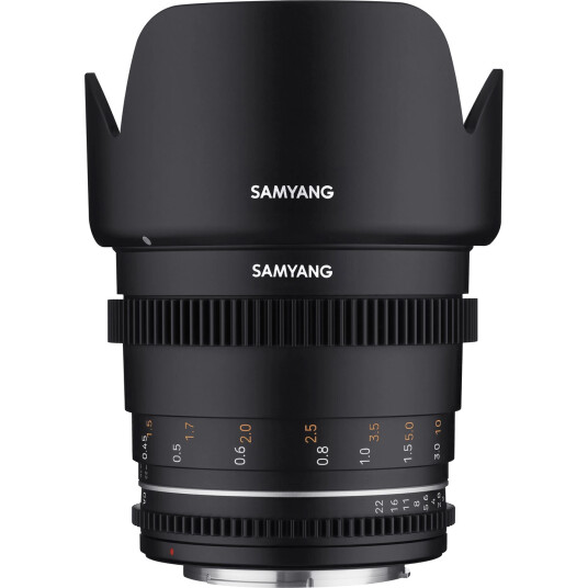 Samyang 50mm T1.5 VDSLR MK2 Objektiv for Canon RF - Lyssterkt Normalobjektiv Samyang 50mm T1.5 VDSLR MK2 Objektiv for Canon RF - Lyssterkt Normalobjektiv