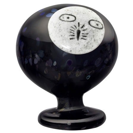Iittala Nattuggla Kunstglass 120x130 mm Mørkegrå Iittala Nattuggla Kunstglass 120x130 mm Mørkegrå