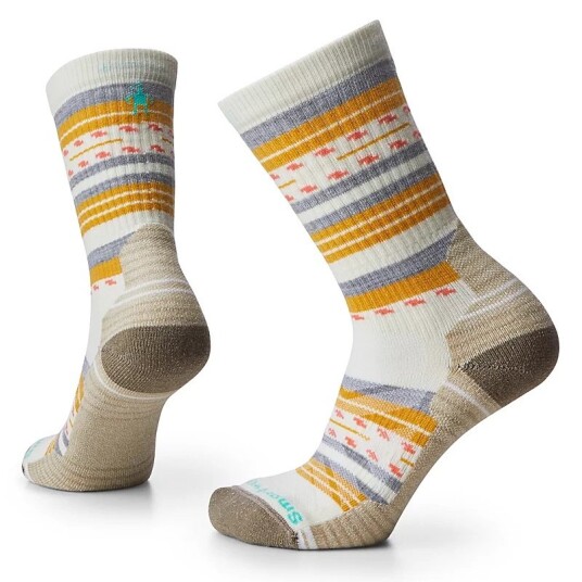 Smartwool Women's Hike Light Cushion Margarita Crew Socks Natural L