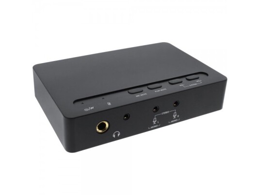 Inline 66670B, 90 Db, 24-Bit/96Khz, 6.3Mm, Usb, Mini-Usb Inline 66670B, 90 Db, 24-Bit/96Khz, 6.3Mm, Usb, Mini-Usb