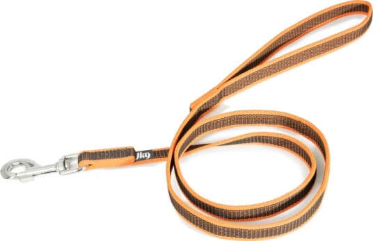 Julius-K9 Colour & Grått Super-Grip-Bånd Med Håndløkke 120 cm Lang 20 Mm Bred