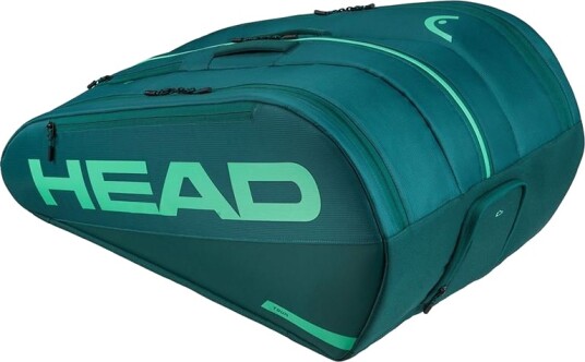 Head Tour Racquet Bag, Tennis bager Green XL Head Tour Racquet Bag, Tennis bager Green XL