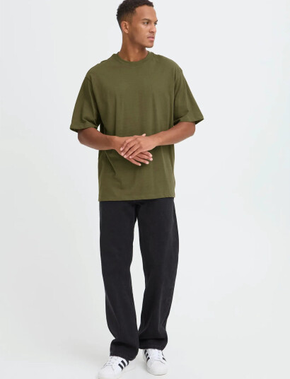 Blend Bhfisher Oversize Tee Noos   Khaki green   XXXL