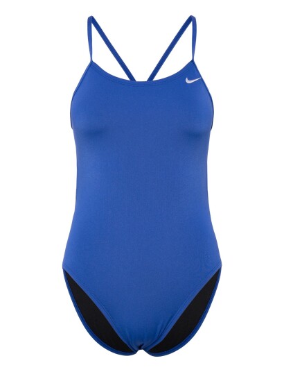 NIKE SWIM Nike Hydrastrong Solid Cutout One Piece   Blue   36