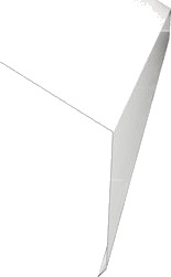 Isola Takfotbeslag shingel/takbelegg stål 120mm hvit 2 meter Isola Takfotbeslag shingel/takbelegg stål 120mm hvit 2 meter