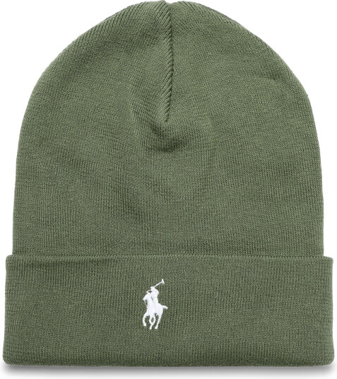 Polo Ralph Lauren 32/3 Cotton Swtr Hat Khaki green ONE SIZE