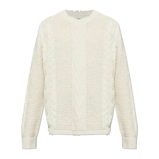 AllSaints, Herre, Strikkevarer, Hvit, XS,