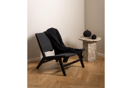 Brookmere Lounge stol   Svart