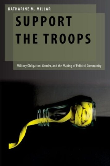 Support The Troops Av Katharine M. (Assistant Professor Of Inter Millar