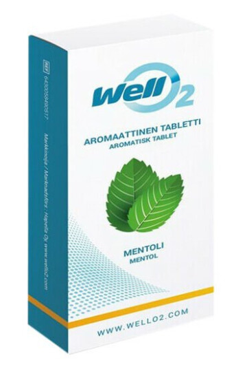 WELLO2 MENTOLTABLETT, 20 STK WELLO2 MENTOLTABLETT, 20 STK