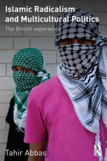 Islamic Radicalism And Multicultural Politics Av Tahir (Leiden University College Netherlands) Abbas