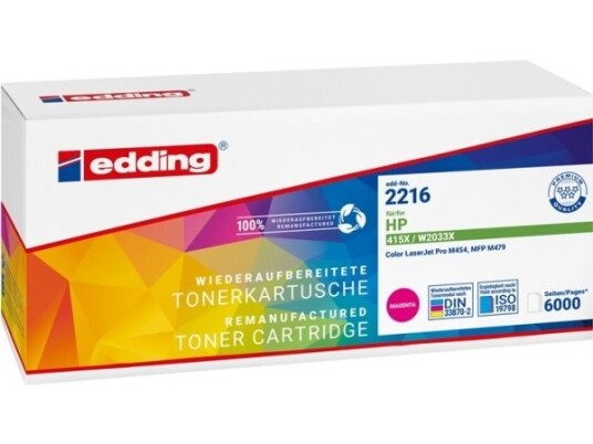 Edd-2216 Magenta Toner Erstatter Hp 415X W2033x 18-2216