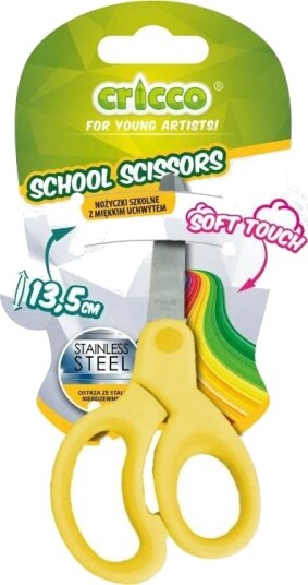 Cricco Cricco Skole Saks Med Myke Grep 13,5 Cm Cricco Cricco Cricco Skole Saks Med Myke Grep 13,5 Cm Cricco