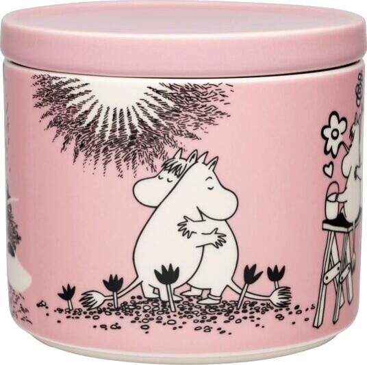 MoominArabia Mummi krukke 0,7L Kjærlighet rosa 30 år