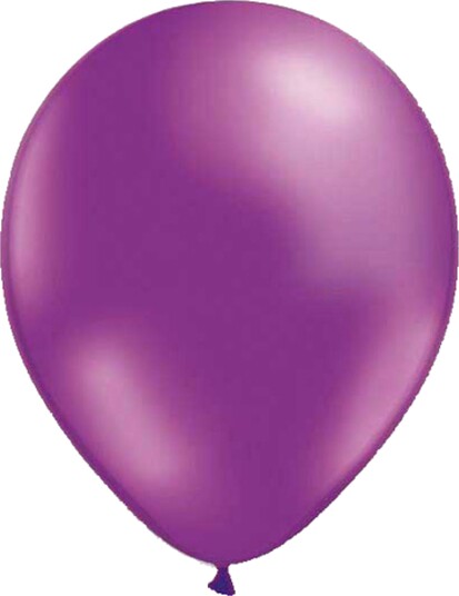 Ballongkungen Ballonger Lilla Metallic 10-pakning 12318-10