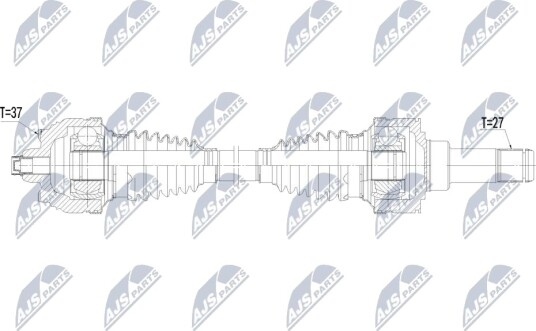 Nty Drivaksel NTY NPW BM 234