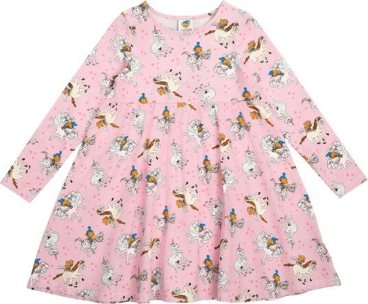 Bamse Ponnyer Klänning Pink 116