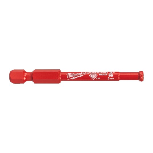 Milwaukee Diamantbor 5mm Våd/Tør 1/4" Hex