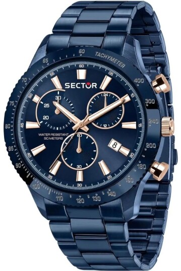 Sector 270 Herreklokke R3273778004 Blå/Stål Ø45 mm