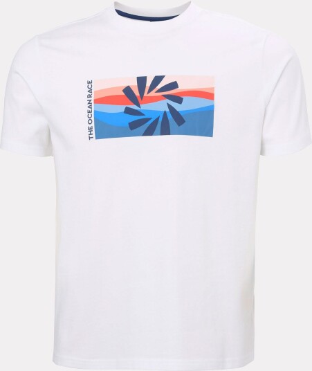 Helly Hansen Men’s The Ocean Race T shirt Hvit M