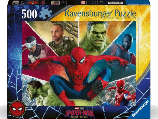 Ravensburger Spider-Man Puslespill Brand New Day 500 Brikker