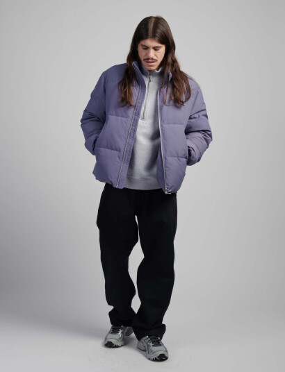 Edwin Puffer Jacket-Heron - Purple - M Edwin Puffer Jacket-Heron - Purple - M