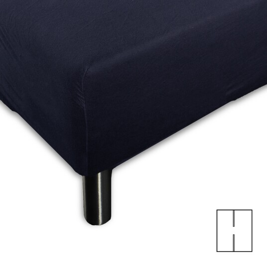 Nordstrand Home Splittlaken - 160x200x40 cm - Mørkeblått stretchlaken - 100% Bomull - Nordstrand Home Splittlaken - 160x200x40 cm - Mørkeblått stretchlaken - 100% Bomull -