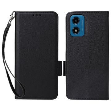 Motorola Moto G24 Power/G24 Lommebok-deksel med Magnetisk Lukning Svart