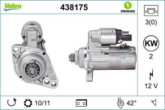 Starter VALEO 438175